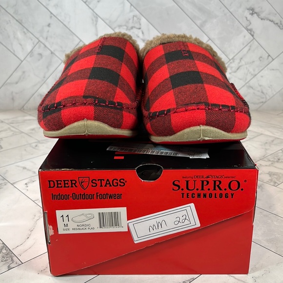 Plaid Indoor Outdoor Slipperooz Shoes 